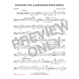 Fantasy On A Japanese Folk Song - Bassoon